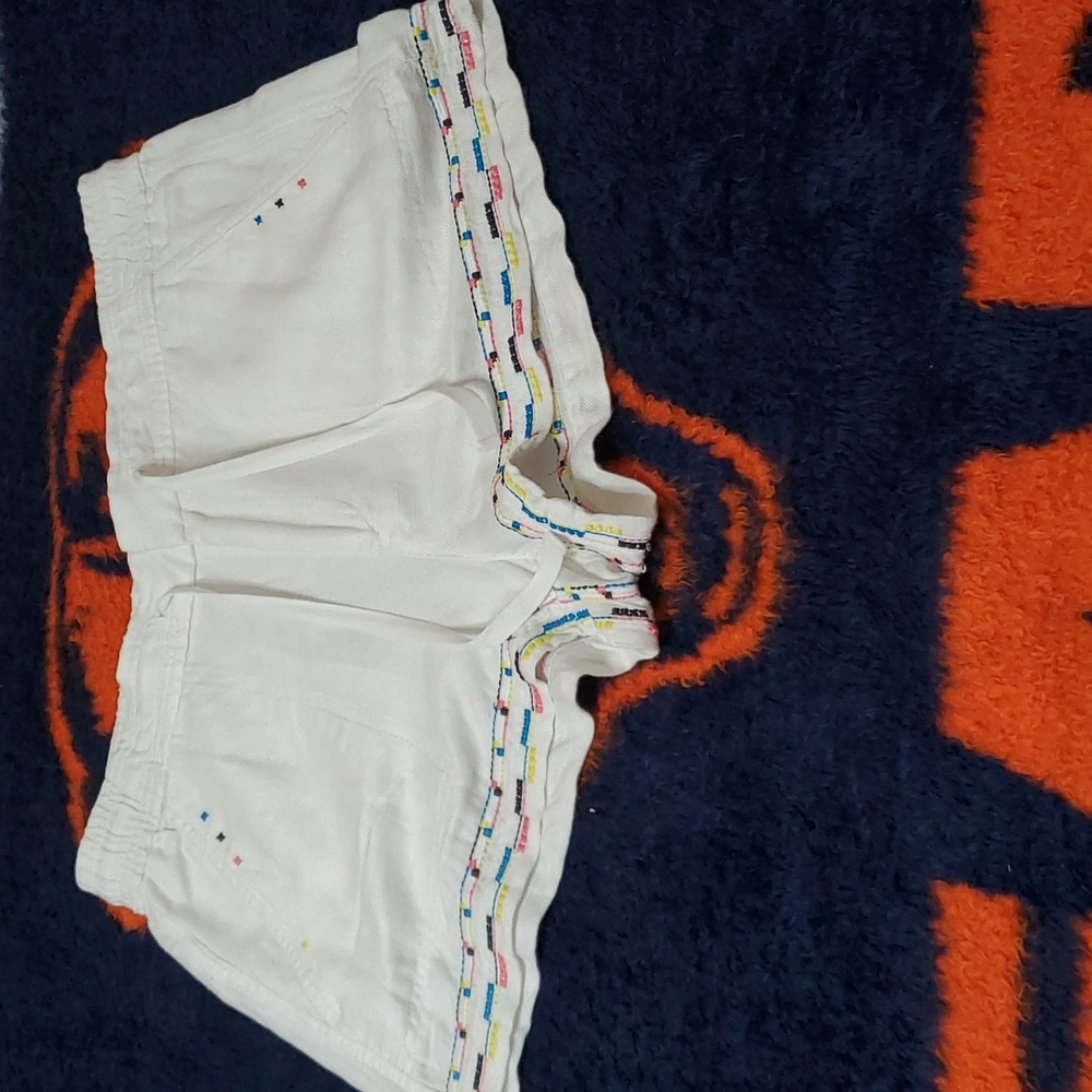 LOU & GREY Ajustable waistline white short M